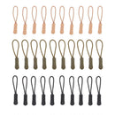 20x Zipper Puller End Rope Replacement Backpack Fix Cord (Army Green)