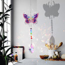 Crystal Diamond Angel Tears Catching Light Hanging Wind Chimes Decor (A) Newly