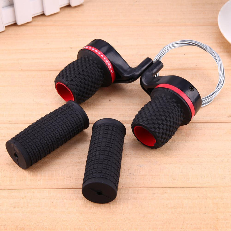 1 Pair Bike Bike Twist Grip Gear Shifter Accelerate Siamese DIP Shift