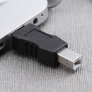 USB Type A Male to USB Type B Male Plug Connector Converter Adapter for PC