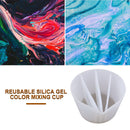 Split Color Mixing Cups for Paints 2/3/4/5 Channels Pouring Cup - Acrylic P