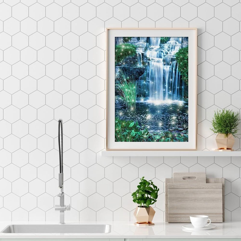 5D DIY Full Drill Diamond Painting Landscape Painting Cross Stitch Kits Decor