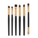 6pcs Pro Makeup Cosmetic Brushes Eyeshadow Eye Shadow Foundation Blending