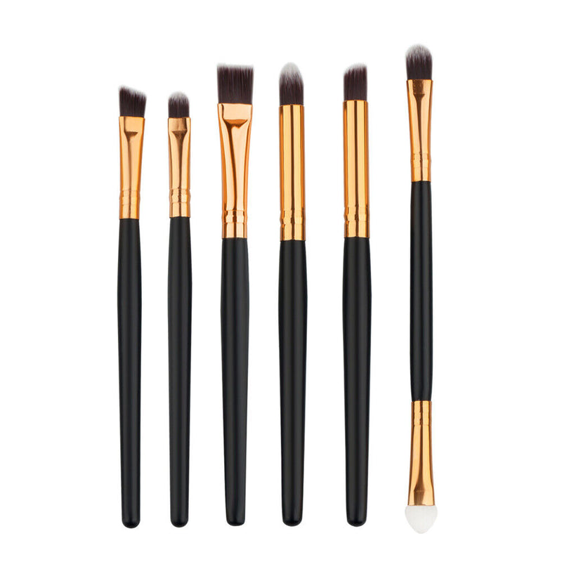 6pcs Pro Makeup Cosmetic Brushes Eyeshadow Eye Shadow Foundation Blending