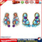 4pcs DIY Diamond Keychain Special Shaped Full Drill Feet Painting Keyring Newly