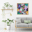 Diamond Embroidery Succulent Plant Mosaic Round Drill Diamond Painting Bead Art