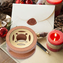 Retro Sealing Wax Furnace Wood Fire Paint Seal Stamp Stick Stove Pots (A) Newly