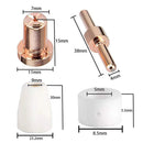 Nozzle Plasma Welding Torch Assembly Kit Gas Diffuser PT-31 CUT40 LGK40