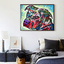 5D DIY Full Drill Diamond Painting Colorful Dog Cross Stitch Embroidery Kit