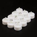 Occitop 12 LED Tea Lights, Flickering, Flameless, Artificial Candle, Wedding Decor