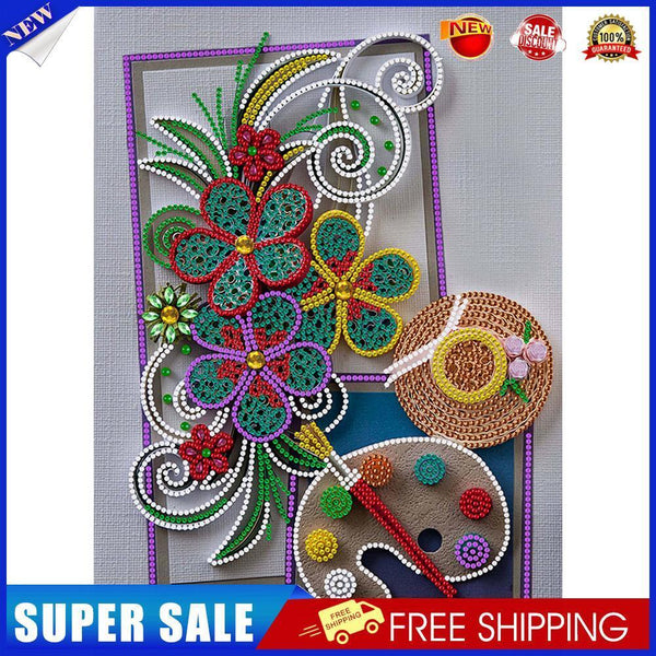 Diamond Painting Kit 5D Special Shaped Rhinestone DIY Color Flowers Craft