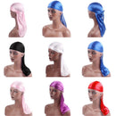 Spandex Hair Accessories Solid Headband Hip-Hop Bandana Durag Cap Pirate Hat