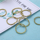 12 Colors 10pcs/Card 3cm Child Candy Colors Rubber Bands Headwear (Yellow)