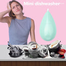 Portable Mini Ultrasonic Dishwasher Vegetable Fruit Washing Cleaner (Green)
