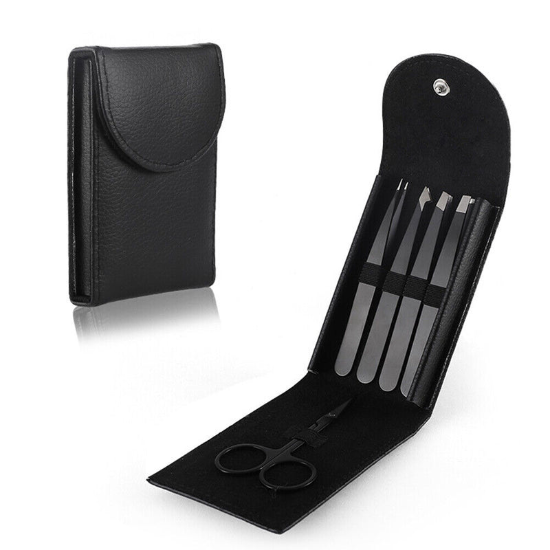 Eyebrow Tweezers Stainless Steel Hair Pluckers Clip Eyebrow Trimmer Tools Sets