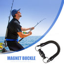 Magnetic Net Release Magnetic Clip Holder Retractor with Cord for Fly Fishing