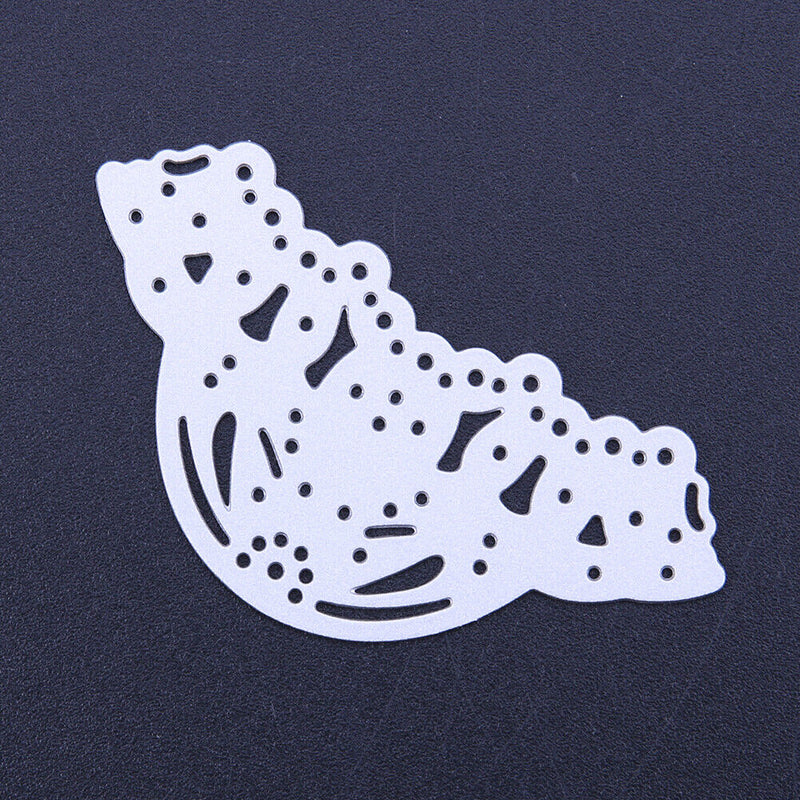 AVZYARDY Edge Flower Punching Stencil Metal Stencil Molds Preset Tool Transpa