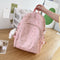 #A Fashion Floral Backpack Nylon Preppy Style Large Capacity Travel School Bags