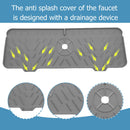 Faucet Absorbent Mat Sink Splash Guard Drying Pads for Kitchen RV (Grey) Newly