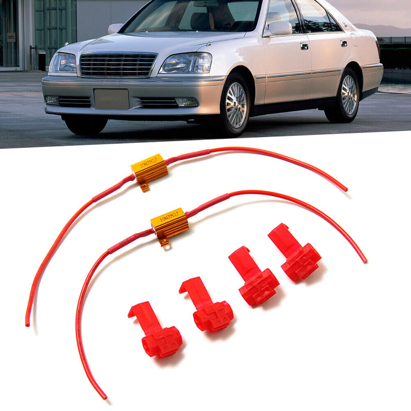 1 Pair Waterproof Anti-Flicker 39ohm 10W Load Resistor Anti-Flashing Decode