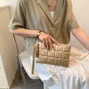 Fashion Solid Womens Clutch Bag Rivet Leather Female PU Clutch Evening Handbag