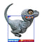 #A Garden Statues Newborn Raptor Realistic Ornaments for Patio Garden Decoration