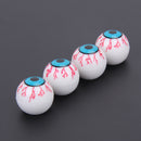 4pcs/Lot Tires Air Valve Caps Zombie Eyeball Tires Wheel Dust Air Stem
