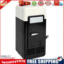 Portable USB Electric Refrigerator Mini Car Beverage Cooling Fridge (Black)