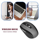 6 Buttons 2.4GHz Wireless 2000DPI Optical USB Receiver Laptop Notebook PC Mouse