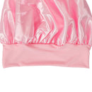 Women Night Sleep Hair Cap Double Layer Satin Silk Headwear Adjustable Night Hat