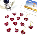 Necklace Earring Moulds Valentine's Day Mold Heart Shape Pendant Keychain DIY