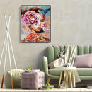 Painting By Numbers DIY Beauty Women Canvas Oil Art Picture Kit Home Wall Decor