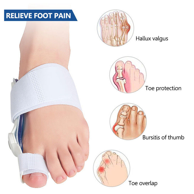 Hallux Valgus Corrector Orthotics Bunion Thumb Straightener Feet Adjuster Newly