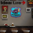 Bad Boys Shield Shape Metal Plate Tin Sign Plate Poster for Bar Club Accessory