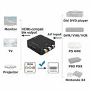 1*RCA to HDMI 1080P Mini Composite CVBS AV to HDMI Video Converter Adapter hot.