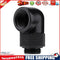 G1/4 Inner Thread 90 Degree Rotating Water Cooling Tube Adapter Connector