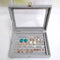 Elegant Ring Tray Velvet Ring Box Jewelry Organizer Storage Box Display Case