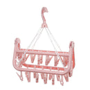 Clothespin Pants  Hanger Wash Drying Holder Line Airer Laundry Holder Rack