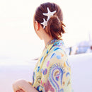 Fashion Lady Beach Girls Starfish Hair Clip Hairpin Jewelry Star Sea For 2 Pcs