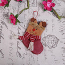 Christmas Socks Cute Children Candy Gifts Bag Home Party Decor(Elk)