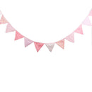 12 Flags 3.2m Nice Cotton Fabric Banner Personality Wedding Garland F