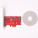PCI-E X1 to M.2 NGFF SSD Adapter Riser Support M.2 key B/M Expansion Card