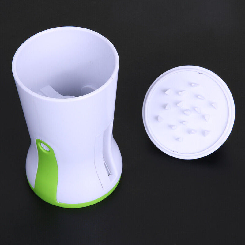 Spiral Funnel Vegetable Slicer with Stainless Steel  Brush