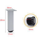 Furniture Table Legs Aluminum Alloy Sofa Foot Cupboard Cabinet Feet (100mm)