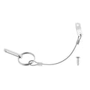 Steel Quick Release Ring Lanyard Cable Safety Tether Wire Loss Prevention