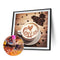 DIY Diamond Painting Kit Full Round Drill Coffee and Coffee Bean Home Decoration