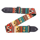 Leather Guitar Strap Adjustable Belt Musical Instrument Part (Ethnic Style)