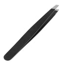 Pro Oblique Eyebrow Tweezers Stainless Steel Eyebrow Shaping(Black) Newly