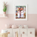 DIY Full Round Drill Diamond Painting Two Girls Handmade Room Decor Art Craft