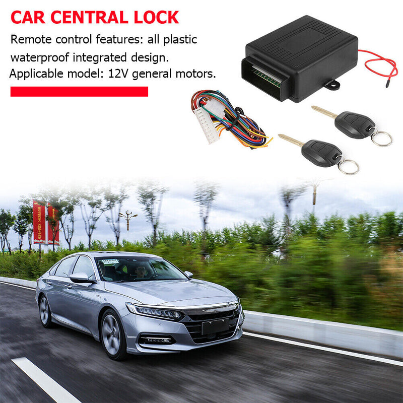 12V Car Keyless Entry System Car Door Lock Remote Central Control Kit 402/T413